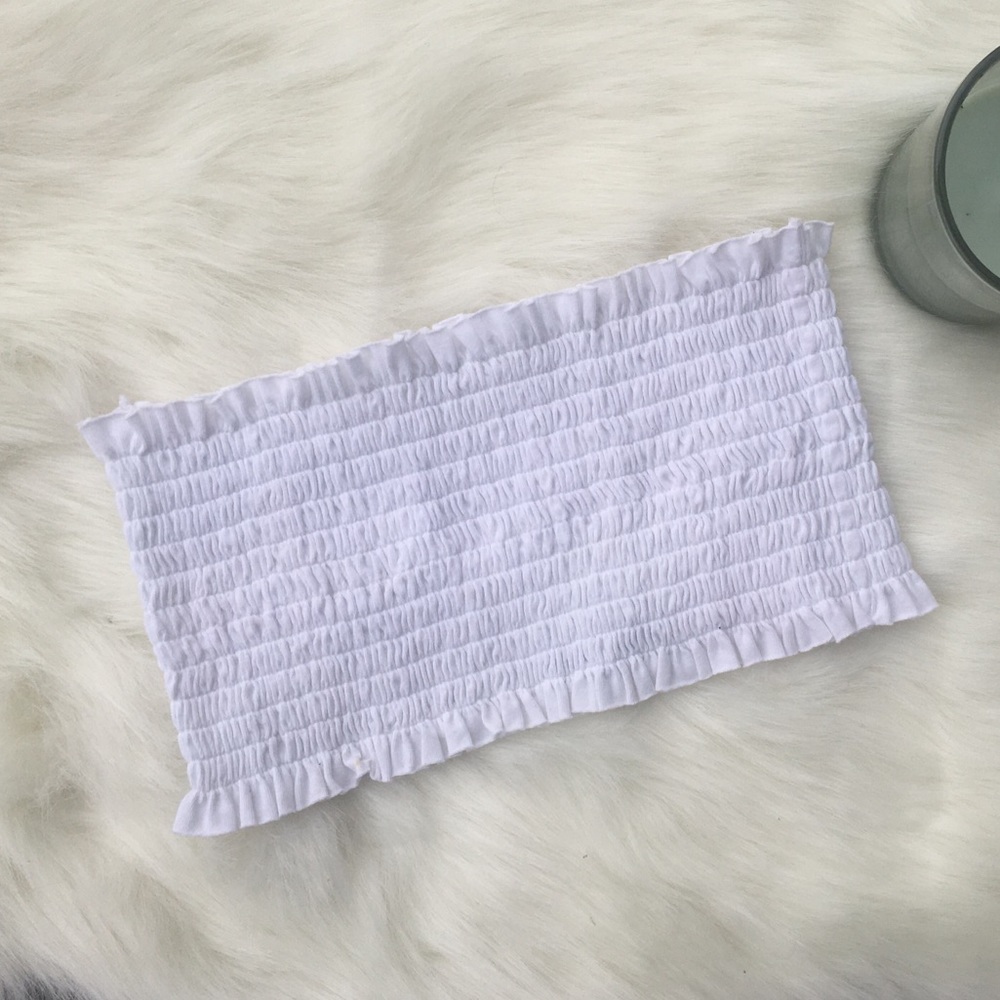 Never worn brandy Melville white tube top